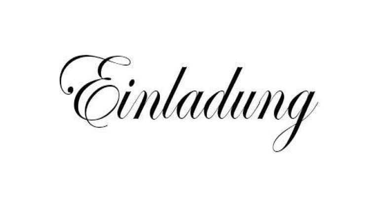 Stempel Einladung modico 4 (57x20 mm)