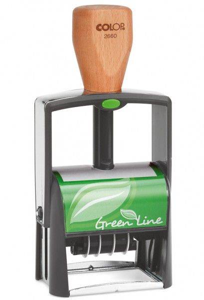 Colop 2660 Dater Green Line