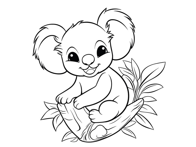Motivstempel Koala (60x60 mm)