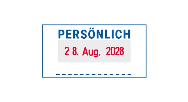 Trodat Office Professional Dater 5430/L PERSÖNLICH