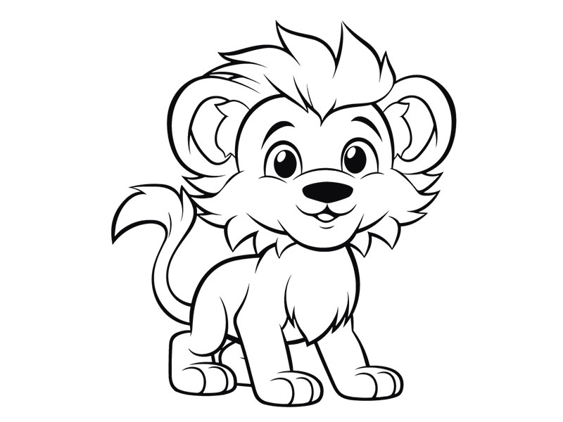 Motivstempel Löwe (60x60 mm)