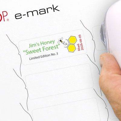 COLOP e-mark® Etikettenbögen