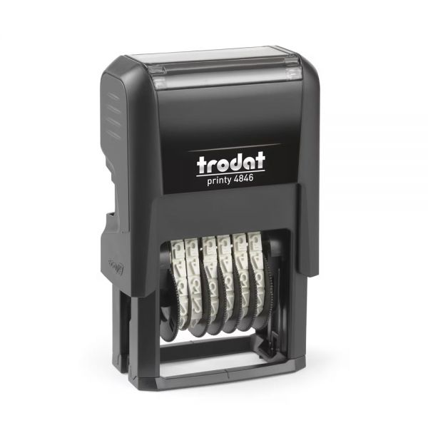 Trodat Printy 4846 Ziffernstempel (SH 4 mm, 6 Stellen)