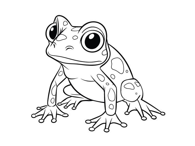 Motivstempel Frosch (60x60 mm)