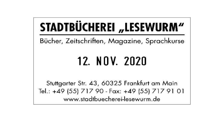 Colop 2660 Dater Green Line