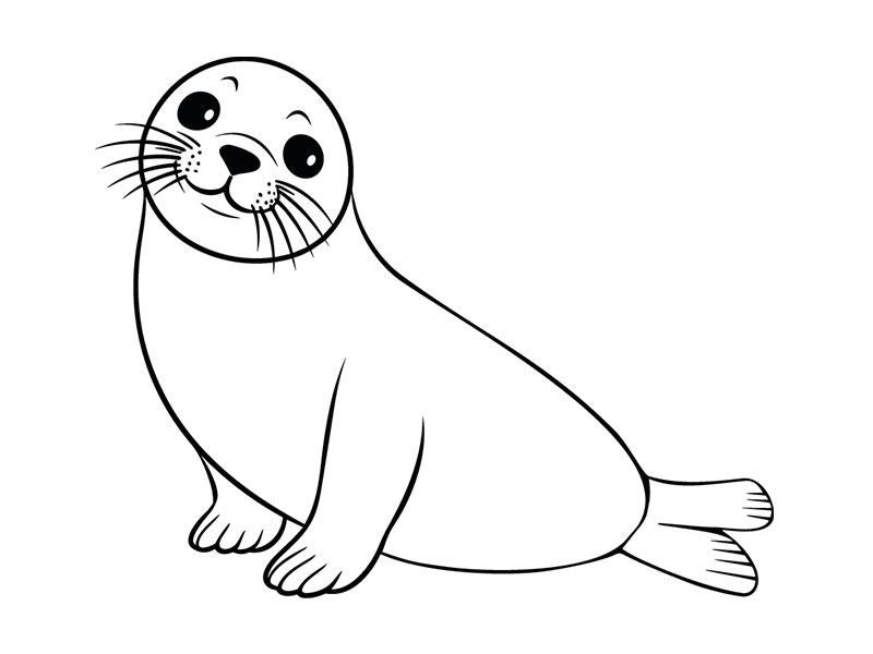 Motivstempel Robbe (60x50 mm)