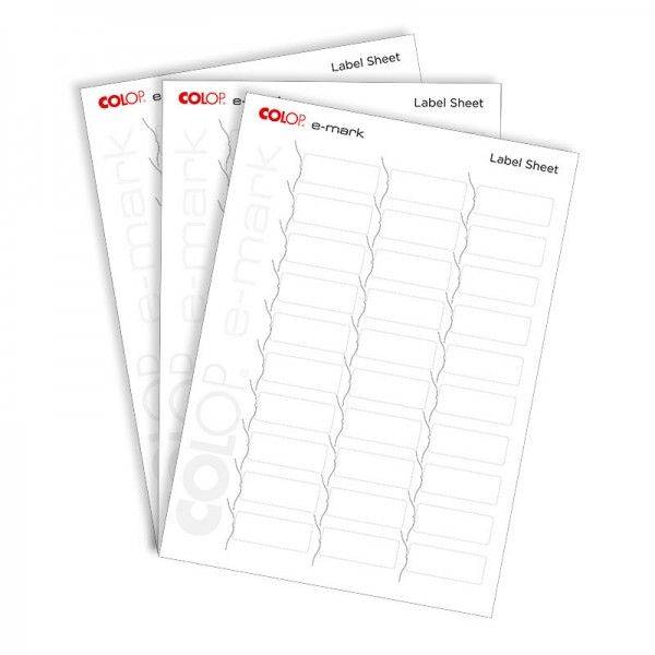 COLOP e-mark® Etikettenbögen