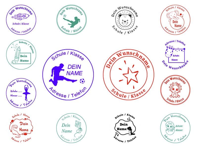 Schülerstempel (Ø 40 mm, CP)