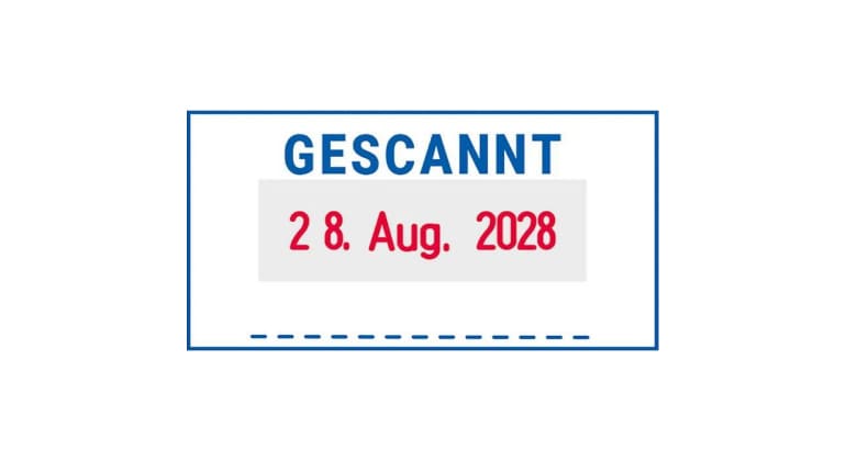 Trodat Office Professional Dater 5430/L GESCANNT