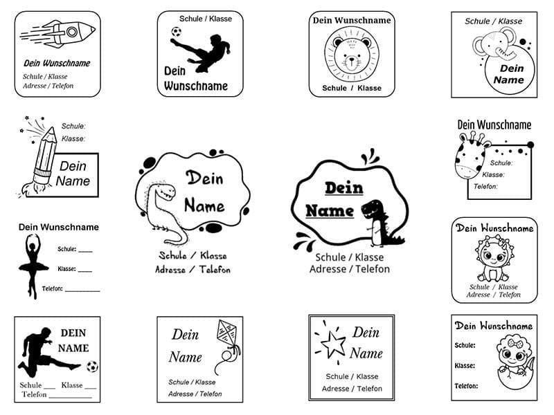 Schülerstempel (40x40 mm, HS)