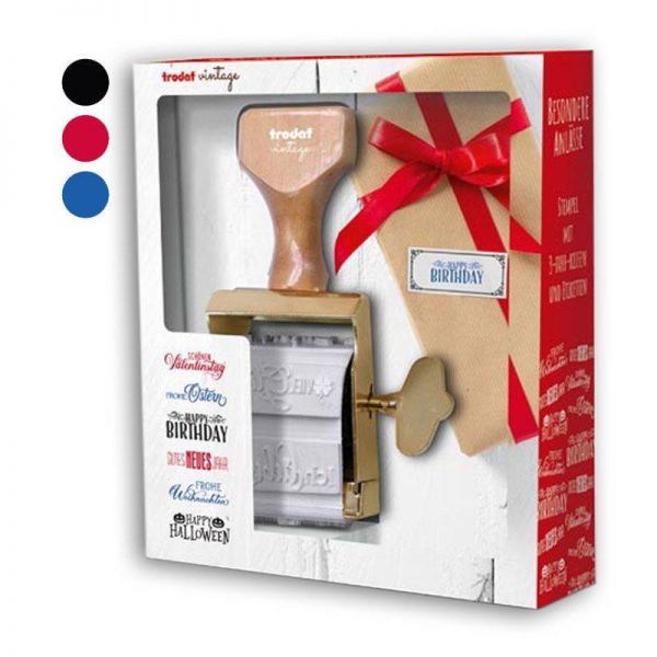 Stempelset Trodat Vintage Besondere Anlässe