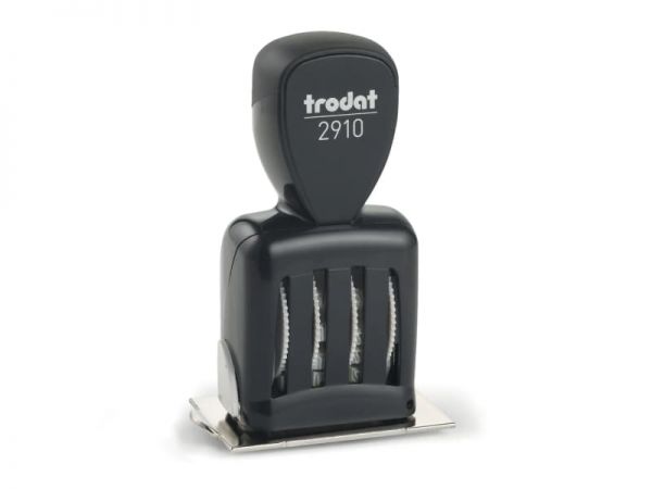 Trodat Classic Datumstempel 2910/P08 mit Textplatte (64x45 mm, 8 Zeilen)