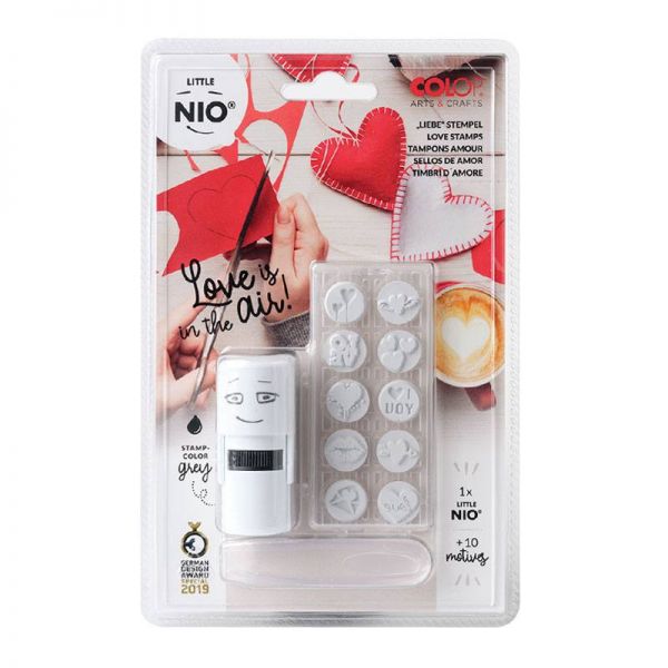 Liebe Stempel "Made with heart"