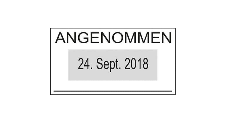 Posteingangsstempel Trodat Printy Dater 4750