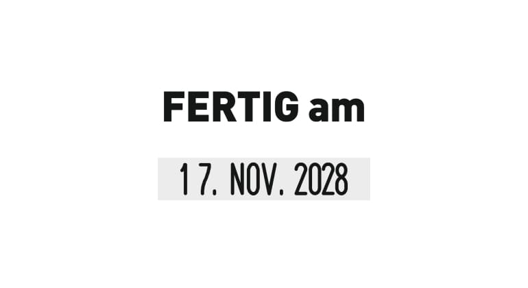 Trodat Printy Dater 4850/L (25x14 mm, 1 Zeile)