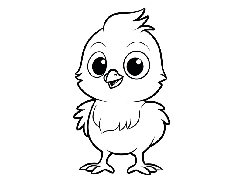 Motivstempel Küken (60x40 mm)