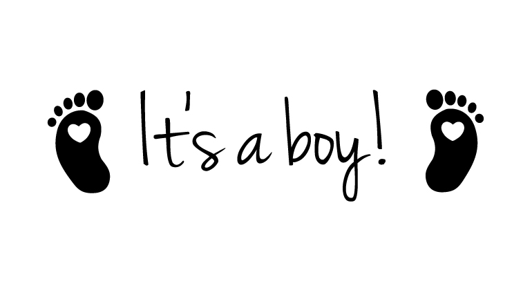 Geburt-Motivstempel Trodat Printy 4913 (58x22 mm)