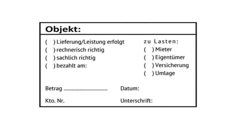 Stempel Abrechnungen Trodat Professional 5206