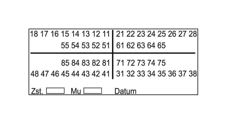 Zahnarztstempel modico 5