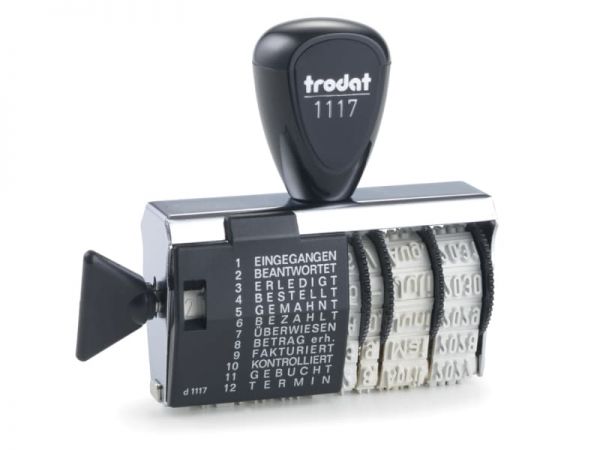 Trodat Classic Wortbandstempel + Datum 1117