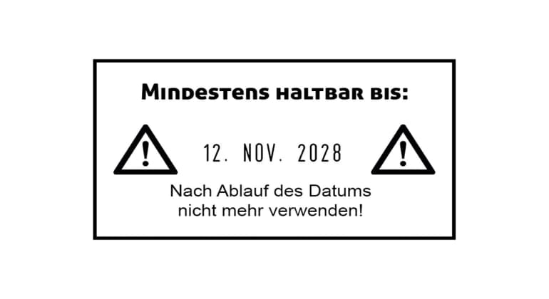 Trodat Classic Datumstempel 2910/P04 mit Textplatte (54x30 mm, 4 Zeilen)