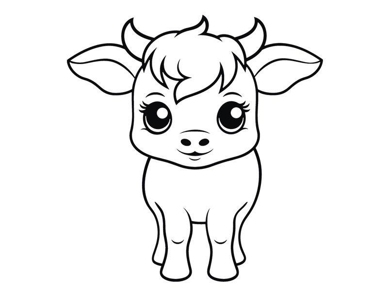 Motivstempel Kalb (60x60 mm)