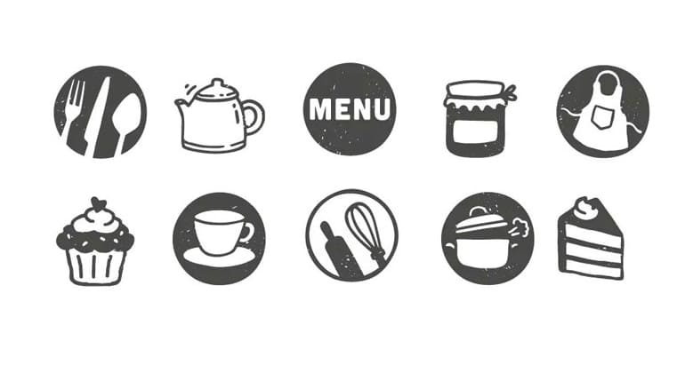 Stempelset Küche "Gutes Essen"