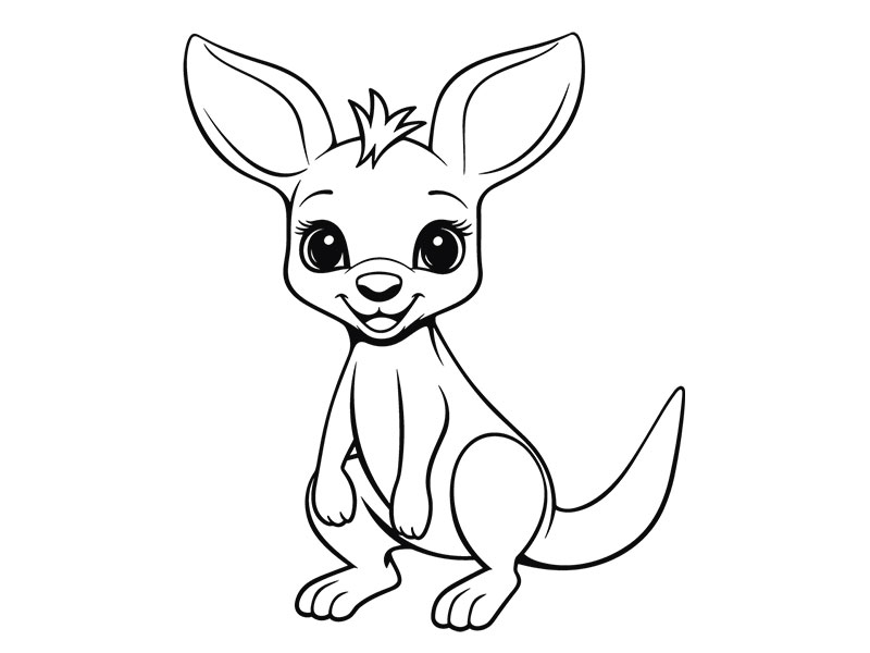 Motivstempel Känguru (60x50 mm)