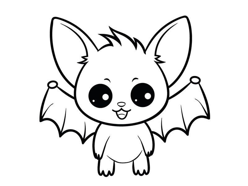 Motivstempel Fledermaus (60x60 mm)