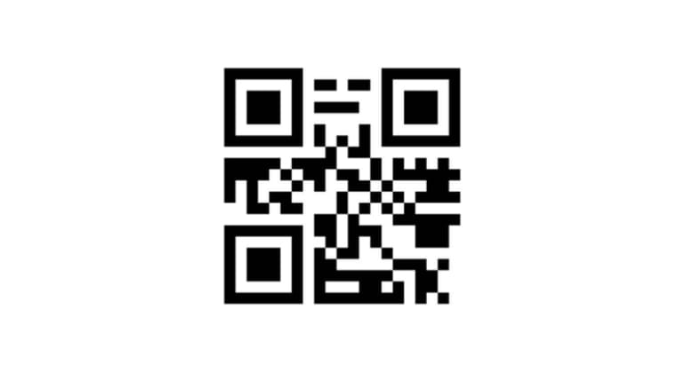 QR Code Stempel - Holzstempel eckig