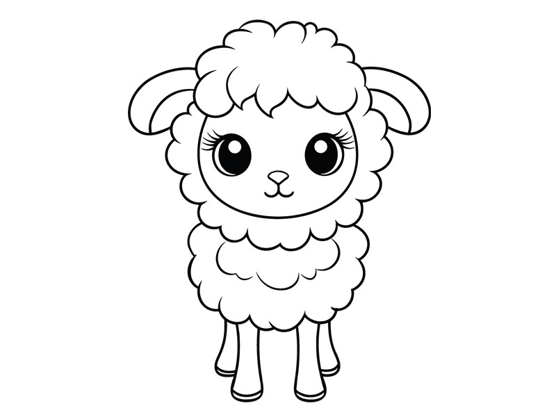 Motivstempel Lamm (60x50 mm)