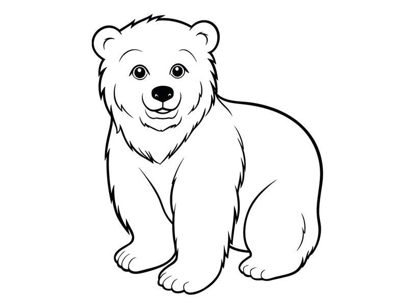 Motivstempel Eisbär (60x60 mm)