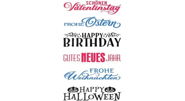 Stempelset Trodat Vintage Besondere Anlässe