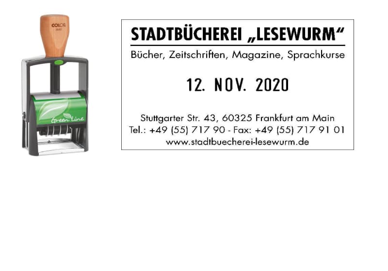 Produkt Colop 2660 Dater Green Line