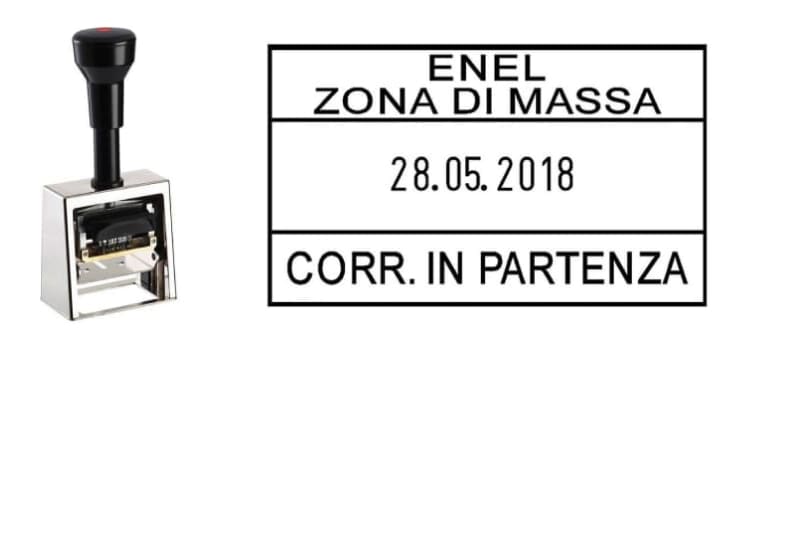 Produkt Paginierstempel D53V Textplatte mit Datum