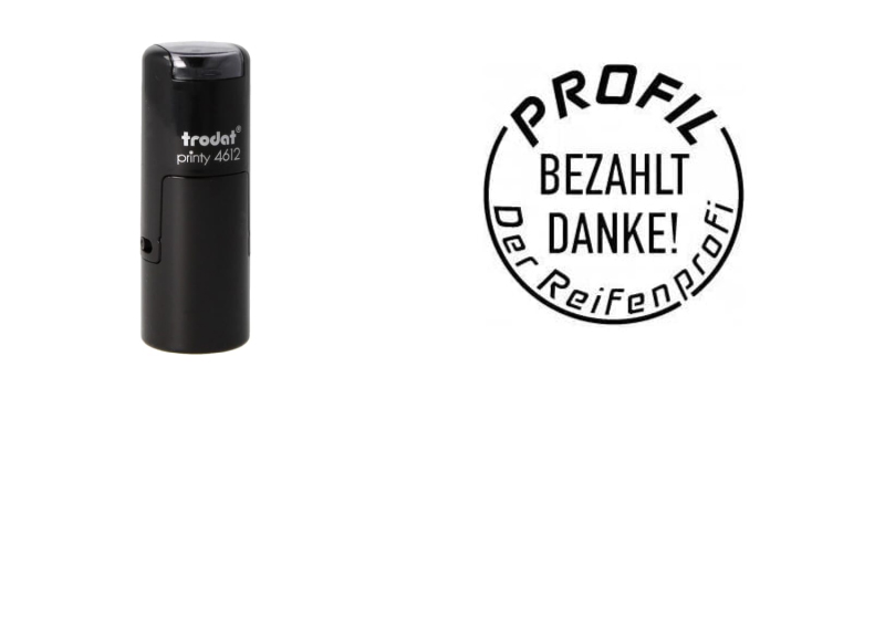 Trodat Printy 4612 (Ø 12 mm, 2 Zeilen)