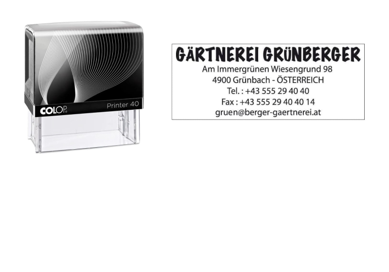 Colop Printer 40 (59x23 mm, 6 Zeilen)