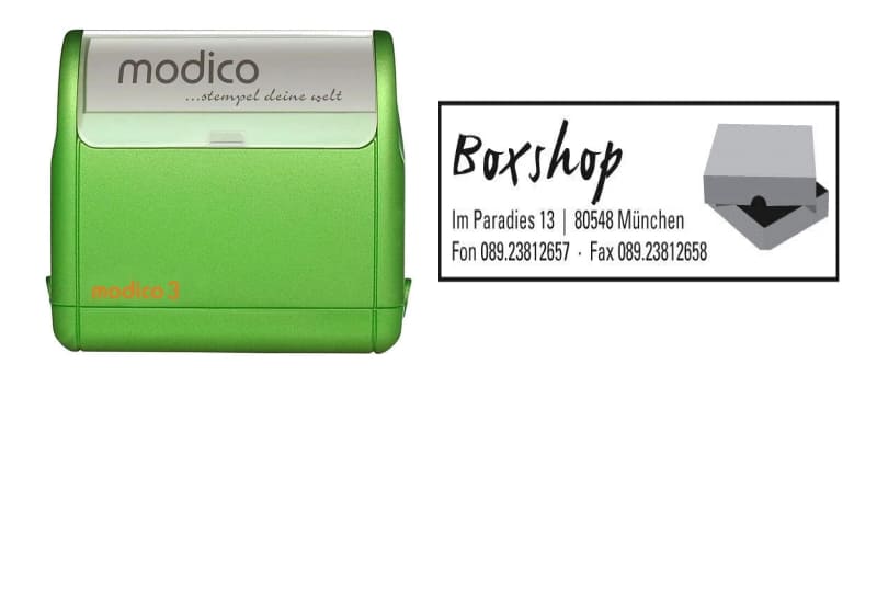 Produkt modico 3 (49x15 mm, 4 Zeilen)