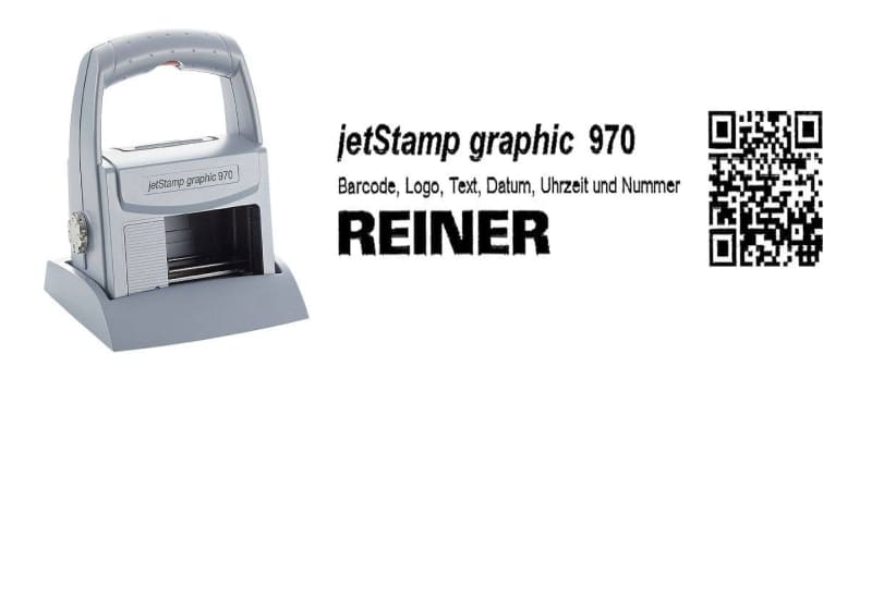 Produkt REINER Elektrostempel jetStamp graphic 970